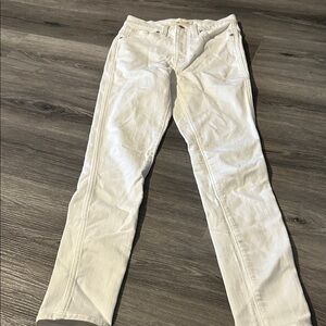 Madewell Crisp White Denim Pants